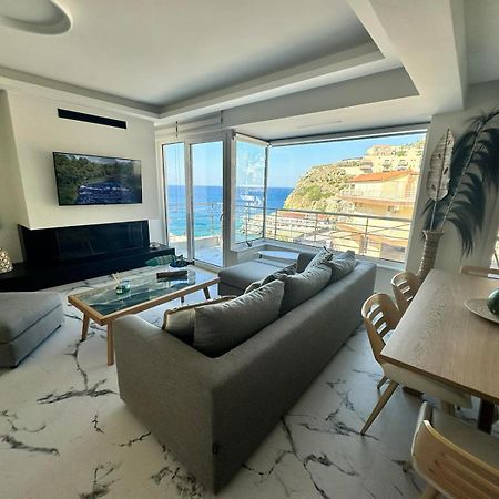 Popis Sea View Apartments アギア・ペラギア エクステリア 写真