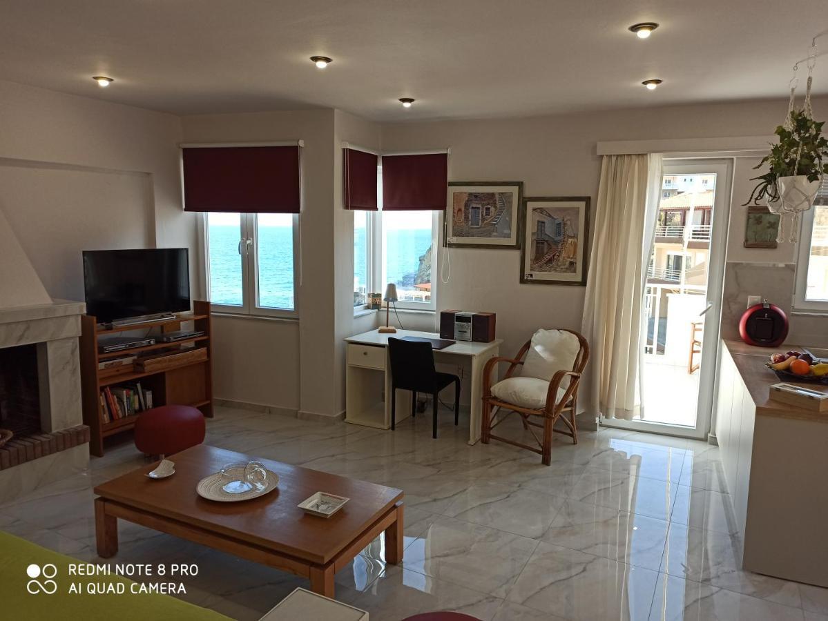 Popis Sea View Apartments アギア・ペラギア エクステリア 写真