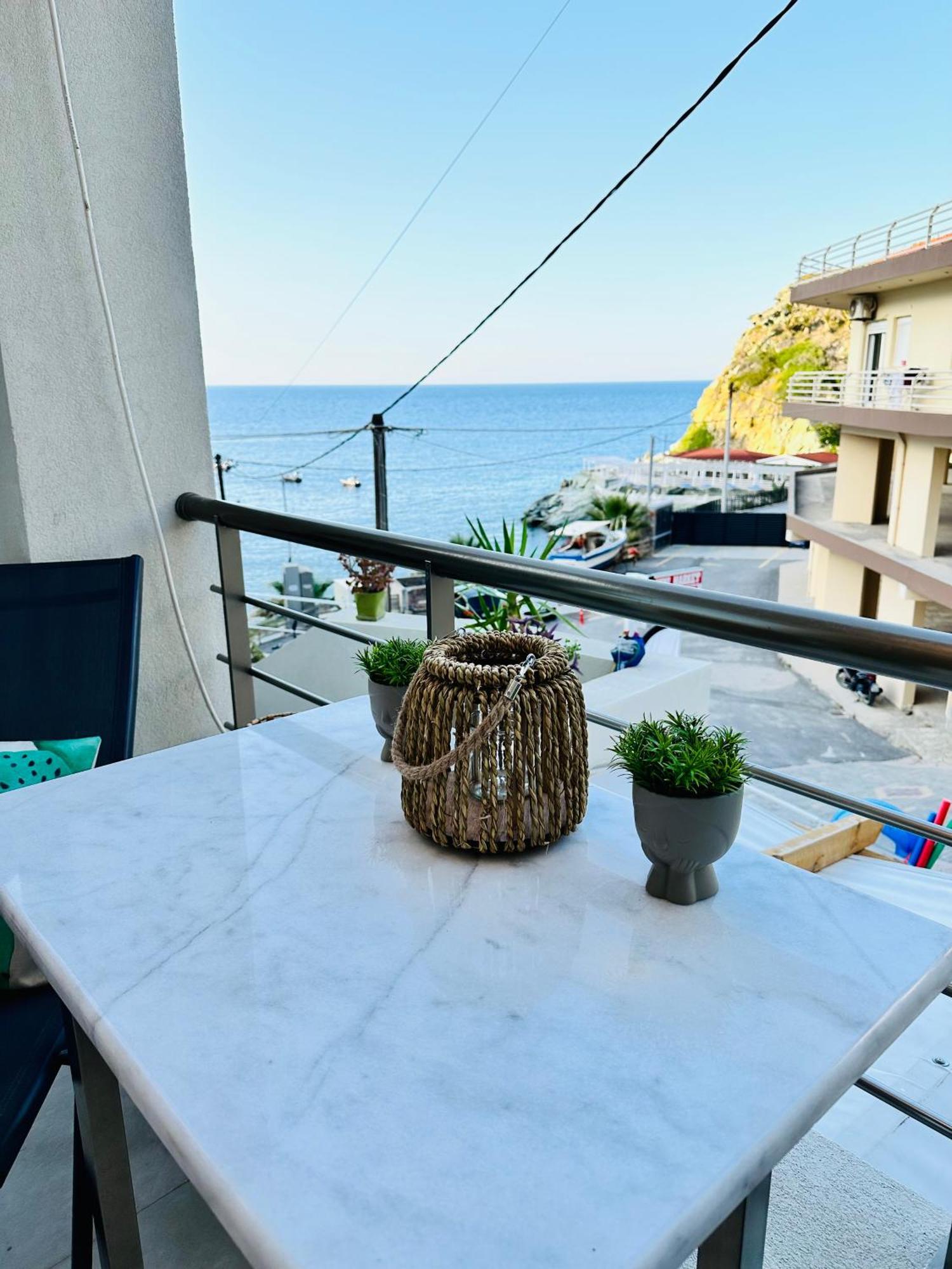 Popis Sea View Apartments アギア・ペラギア エクステリア 写真