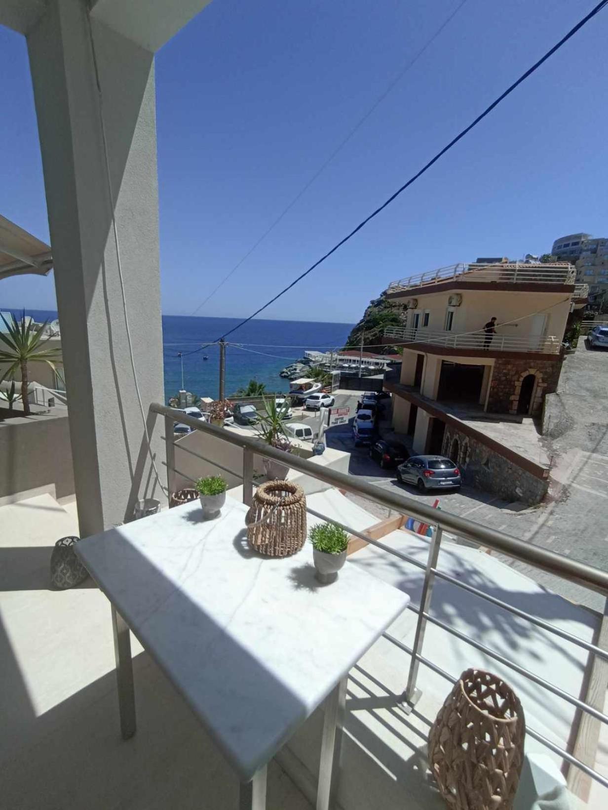 Popis Sea View Apartments アギア・ペラギア エクステリア 写真