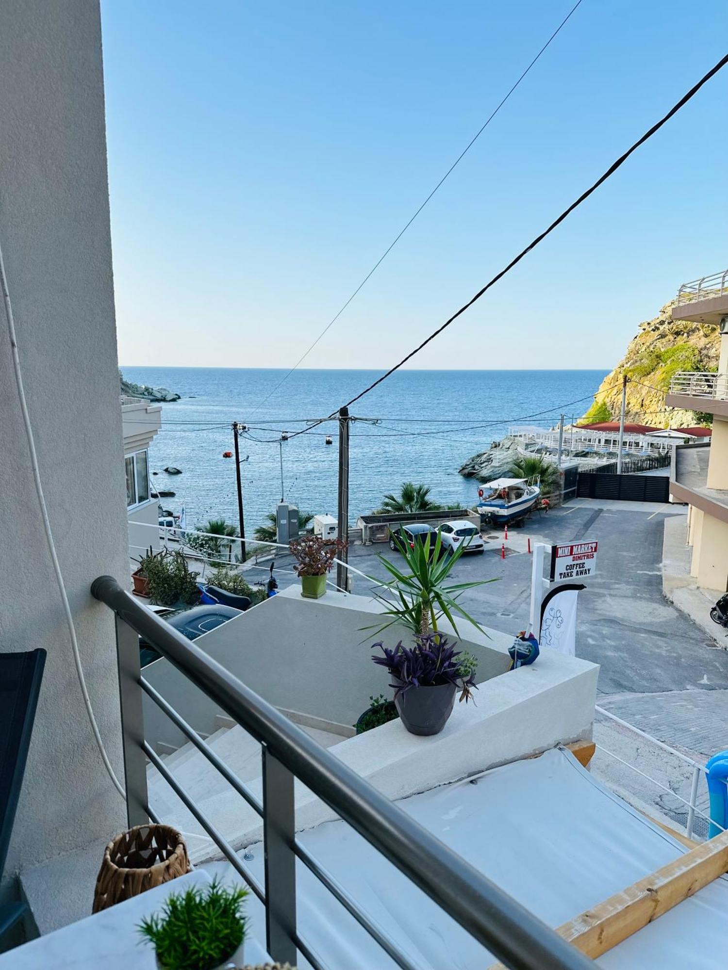 Popis Sea View Apartments アギア・ペラギア エクステリア 写真