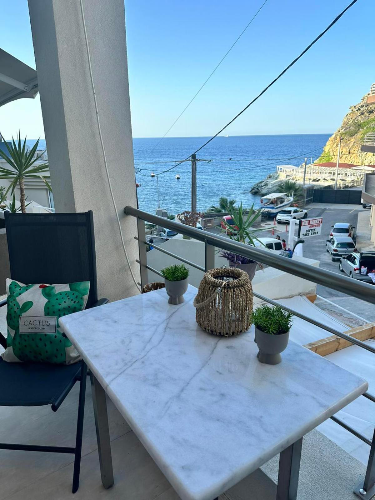 Popis Sea View Apartments アギア・ペラギア エクステリア 写真