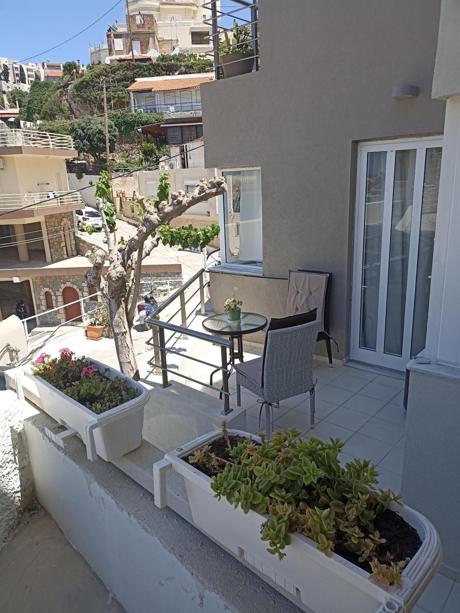 Popis Sea View Apartments アギア・ペラギア エクステリア 写真