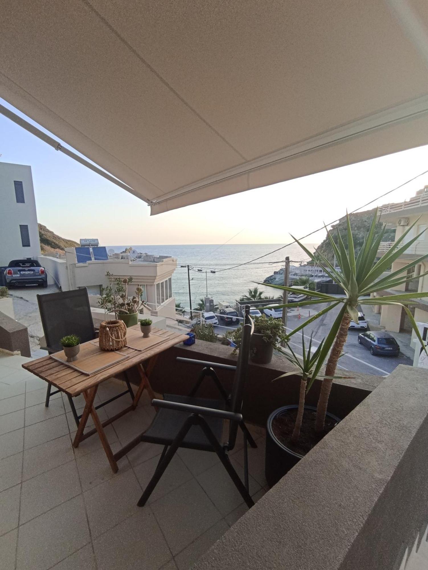 Popis Sea View Apartments アギア・ペラギア エクステリア 写真