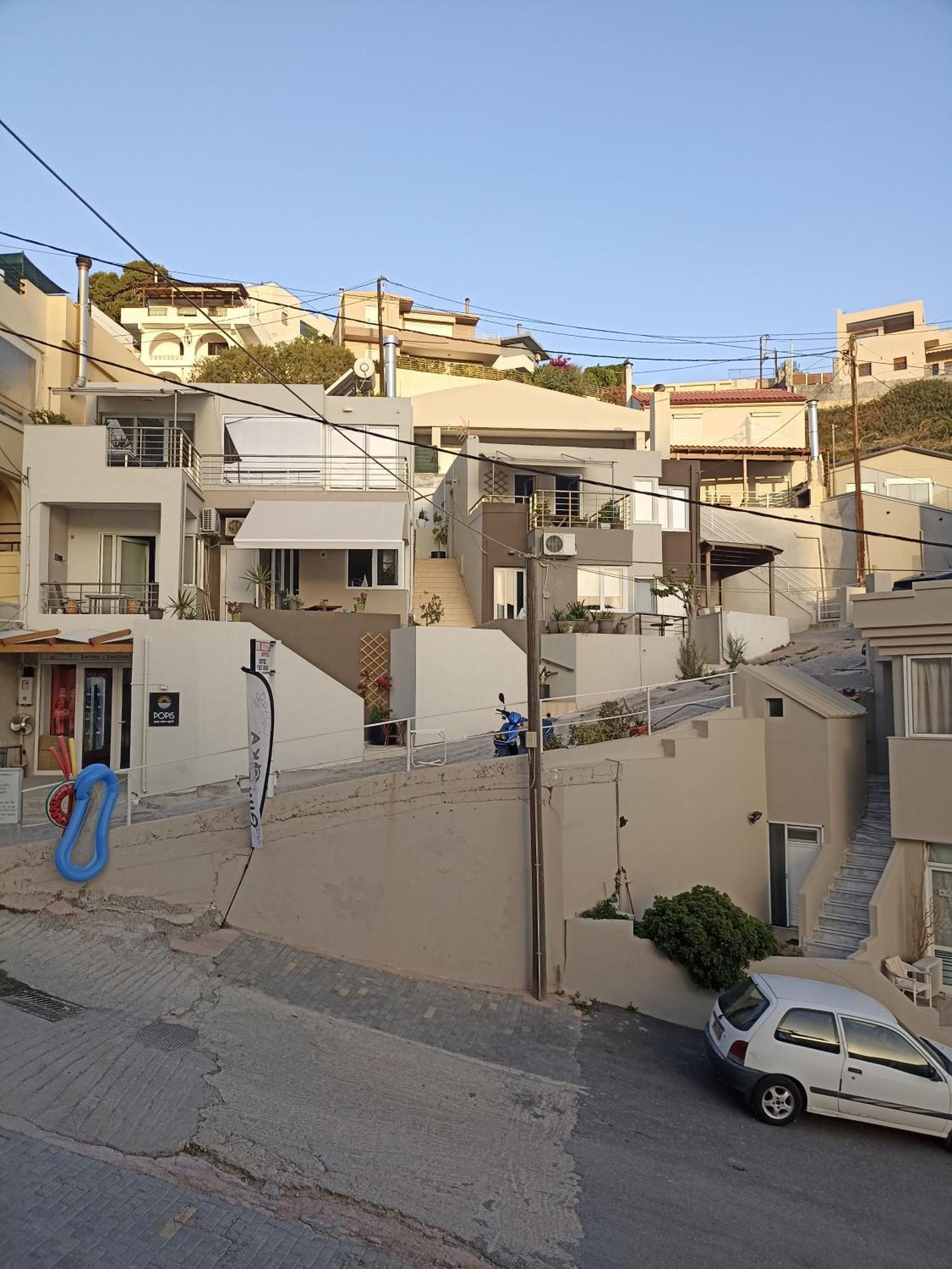 Popis Sea View Apartments アギア・ペラギア エクステリア 写真