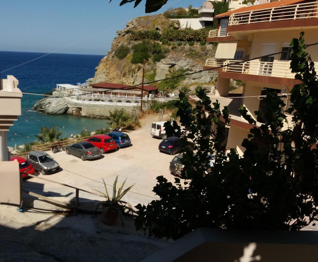 Popis Sea View Apartments アギア・ペラギア エクステリア 写真